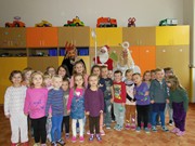 Barbora, Mikuláš, čert a anděl ve školce